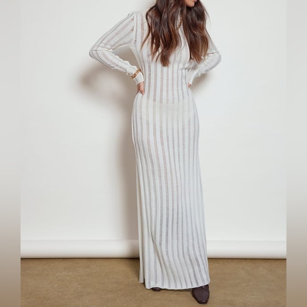 Knit maxi dress
